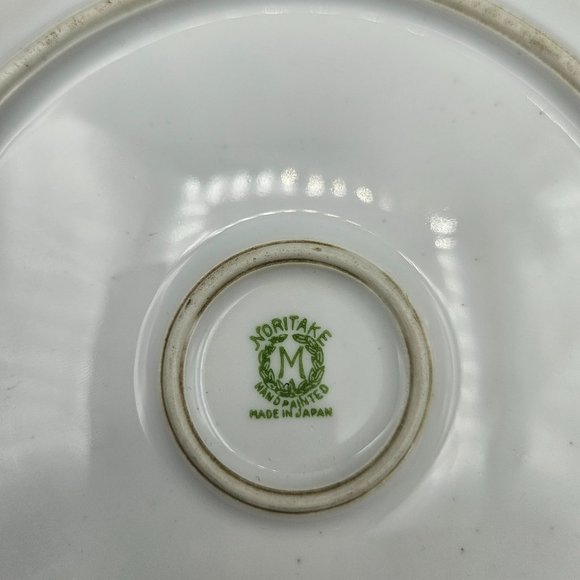 Art Deco-inspired peach lusterware covered butter dish by Morimura, - Picture 7 of 11